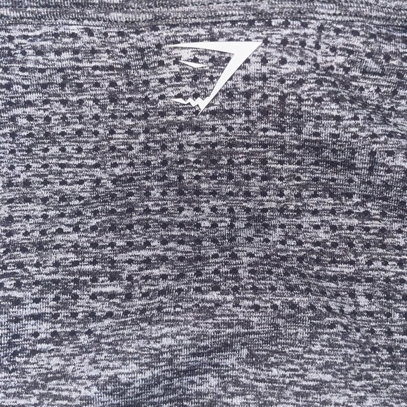 Grey marl Gymshark non crop long sleeve - Picture 4 of 5